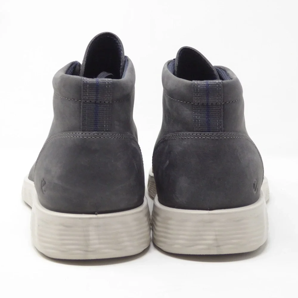 ECCO Mens S-Lite Hybrid Chukka Boots Grey Leather Size 9-9.5 / 43